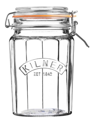 Frasco Clip Top Facetado 0,95l Kilner