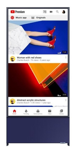 Imagen 1 de 10 de Televisor Pantalla Giratoria 43 The Sero Qled 4k Samsung