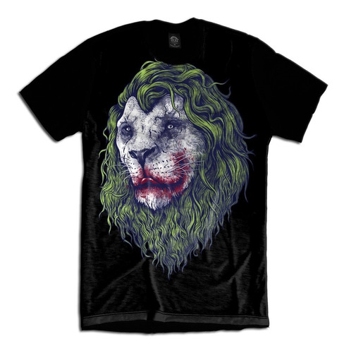 Camiseta Lion Leao Tigre Swag Hype Top Filme Carta Baralho