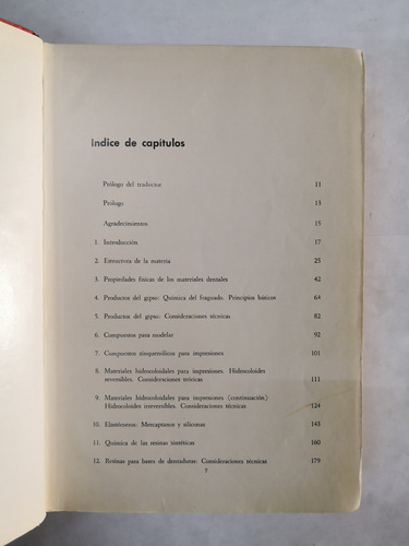 La Ciencia De Los Materiales Dentales - Skinner, 6ta Ed. (Usado)