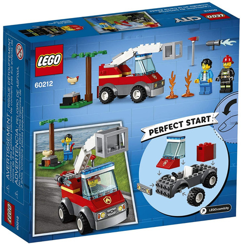 Lego City 60212 Barbecue Burn Out Barbacoa Original