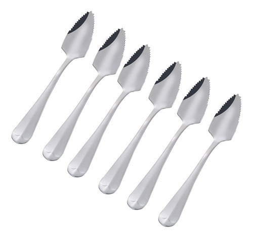 Cucharas De Postre Para Bebés Con Dientes Para Helado, 6 Uni