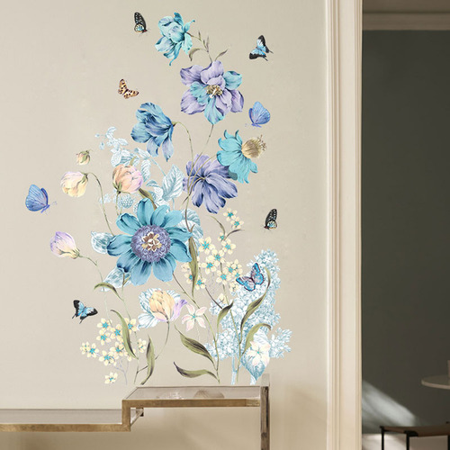 Calcomanías De Pared Con Flores Para Decoración De Regalos