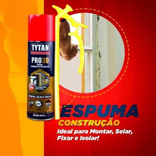 Limpador de Espuma de Poliuretano, Aerossol 500 ml, Livre de CFC