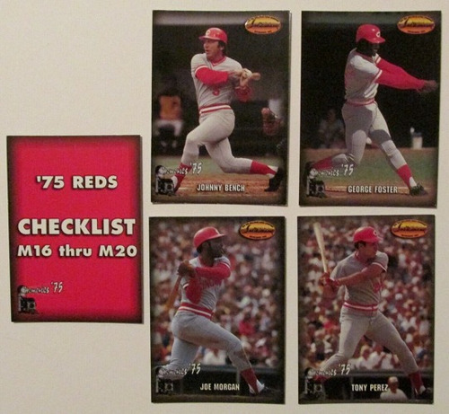 Mlb Johnny Bench - Joe Morgan Hall Fame Rojos Cincinnati 75 