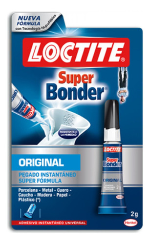 Pegante Super Bonder 3 Gr * 6 Unidades