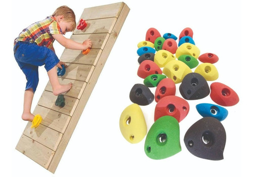 Juego De Escalada Para Niños Pack Por 10 Tomas