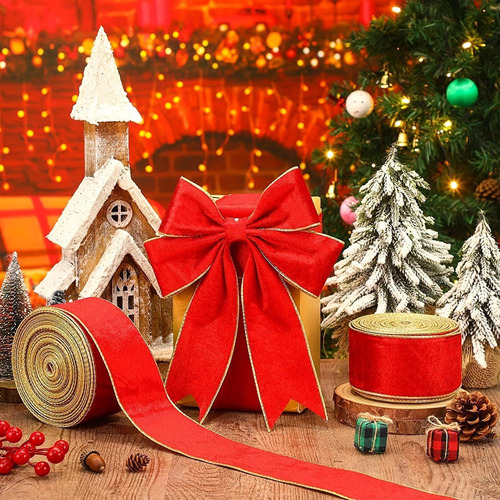 Jjzs Fita De Natal Com Arame Fita De Natal Para Artesanato