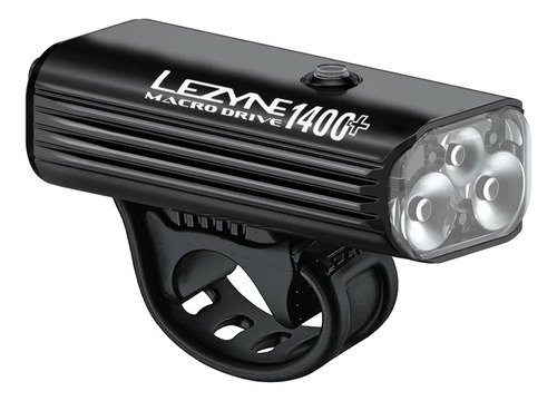 Lámpara Frontal Lezyne Macro Drive 1400+ Lúmenes Tri-focus Color Negro