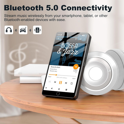Reproductor Mp3 De 144 Gb Con Bluetooth Y Wifi, Android 1...
