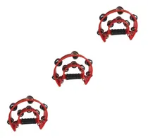 Comprar 3pcs Instrumentos Musicales Media Luna Pandereta Pander...
