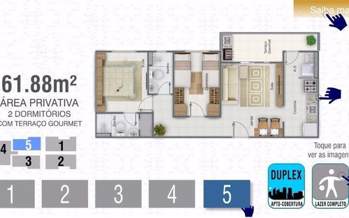 Apartamento Com 2 Dormitórios À Venda, 64 M² Por R$ 260.000,00 - Vila Guilhermina - Praia Grande/sp - Ap4921