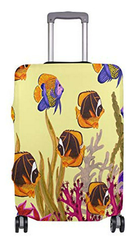 Maleta - Vikko Exotic Fish On Coral Reef Travel Luggage Cove