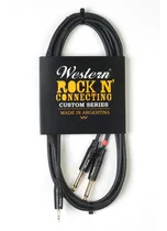 Comprar Cable Mini Plug Stereo 3.5mm A Dos Plug Mono - Western 3mts
