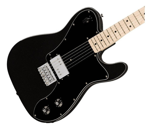 Squier, Guitarra Eléctrica Paranormal Esquire Deluxe, Black Color Negro Material del diapasón Maple Orientación de la mano Diestro