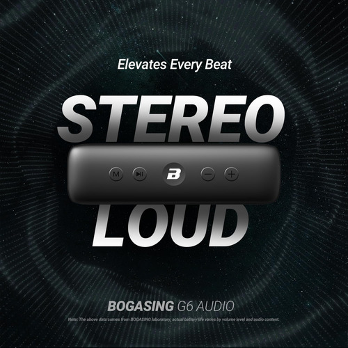 Bogasing - Altavoz Bluetooth G6, Altavoces Inalámbricos Port