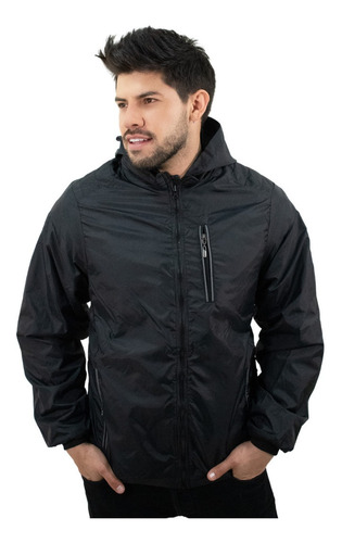 Chaqueta Para Hombre Semi Impermeable Liviana-doble Faz 