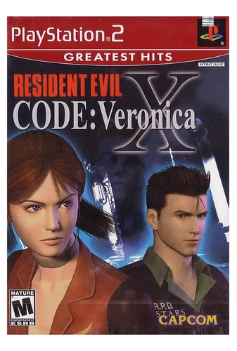 Resident Evil Code Veronica X Greatest Hits Ed.- Ps2- Sniper
