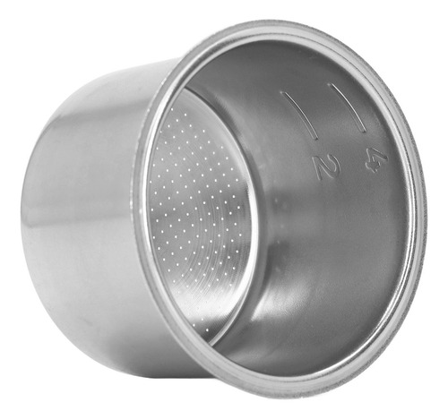 Cesta Con Filtro Poroso, 4 Tazas, Acero Inoxidable, Portafil