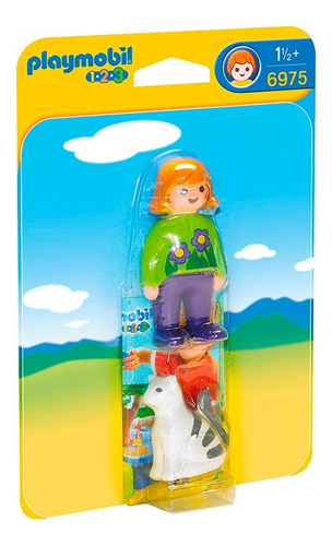 1.2.3 Mujer Con Gato 6975 - Playmobil