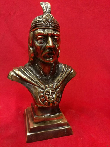 Busto Pachacutec En Bronce