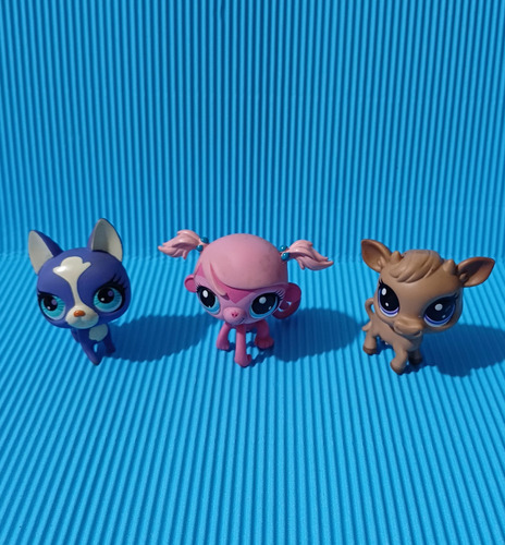 Juguetes Littlest Pet Shop Pack Por 3 Unidades (Usado)