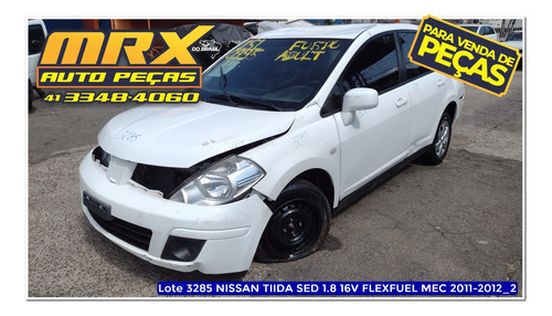 Sucata Nissan Tiida Sedan 1.8 16v Flex Fuel Mec 2012 Pecas