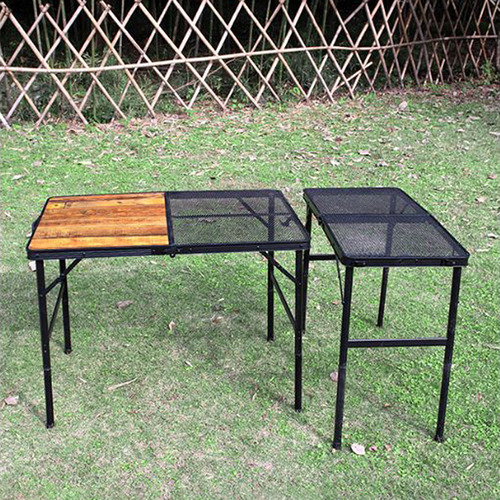 Mesa Plegable Portátil Para Acampar Con Altura Ajustable