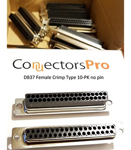 Accesorios Para Pc Conectores Pro Crimp En Db37 Female Dsub 