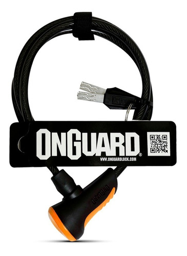 Candado Bicicleta Seguridad Onguard C/llave 120 X 8mm 