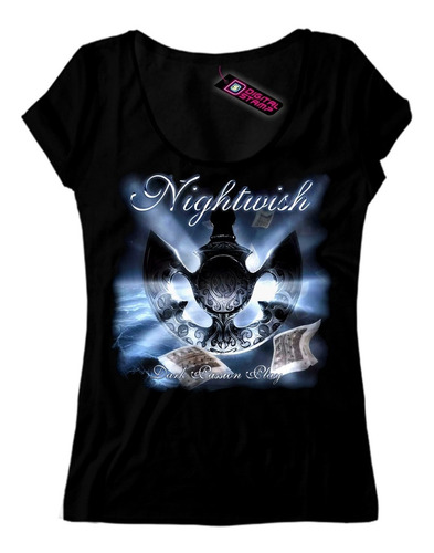 Remera Mujer Nightwish 2 Dark Passion Play Digital Stamp Dtg
