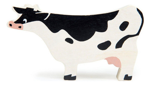 Figura Vaca Granja Tender Leaf Toys Juguete De Madera Trex ®