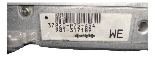 Computadora Acura Integra 1.8l A/t 98-99 37820-p75-a54 (we) (Usado)