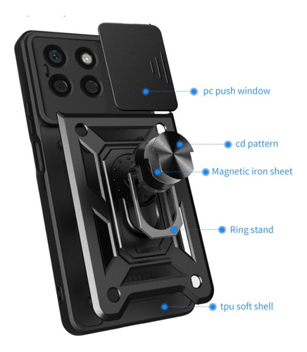 Estuche Protector Antichoque Armor Junshi Para Honor X8b