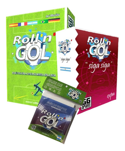 Combo Juego Roll And Gol +2 Expansiones Futbol Mundial Fifa 