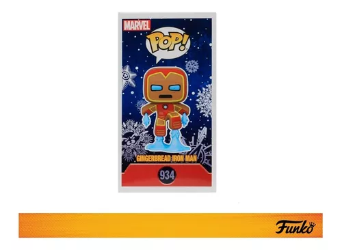 Funko Pop Marvel Navidad Galleta Jengibre Iron Man