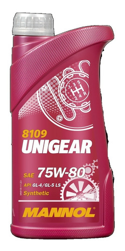 Aceite De Transmision  Mannol Unigear 75w80   100% Sintetico