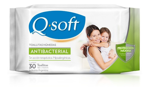 Toallitas Antibacteriales Q-soft X30u