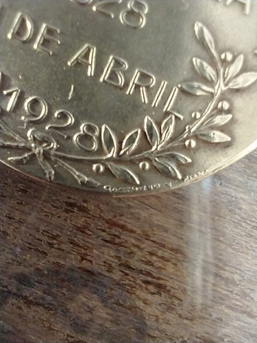 Antigua Medalla Centenario Fundacion De Bahía Blanca 1928