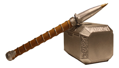 Lapicera Martillo Thor - Mjorlnir En 3d