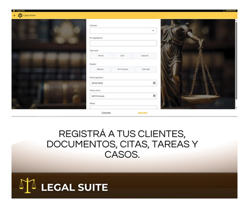 Sistema Integral De Gestión Para Abogados