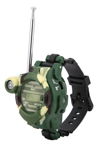 Reloj Walkie Talkies 2 Piezas Niños Simulación Militar