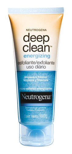 Exfoliante Uso Diario Neutrógena Deep Clean Energizing 100g