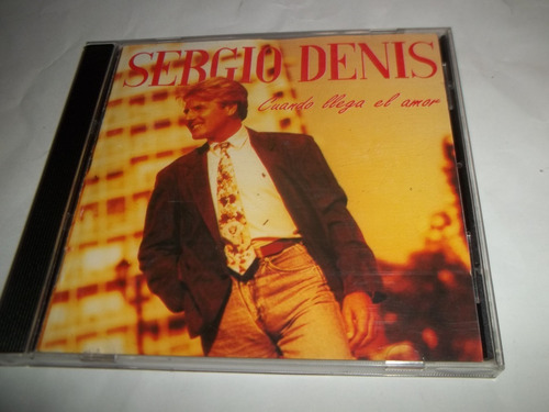 Sergio Denis - Cuando Llega El Amor Cd Ed 1992 Canada -