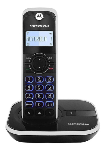 Teléfono Motorola  Telefone Sem Fio Motorola inalámbrico - color negro