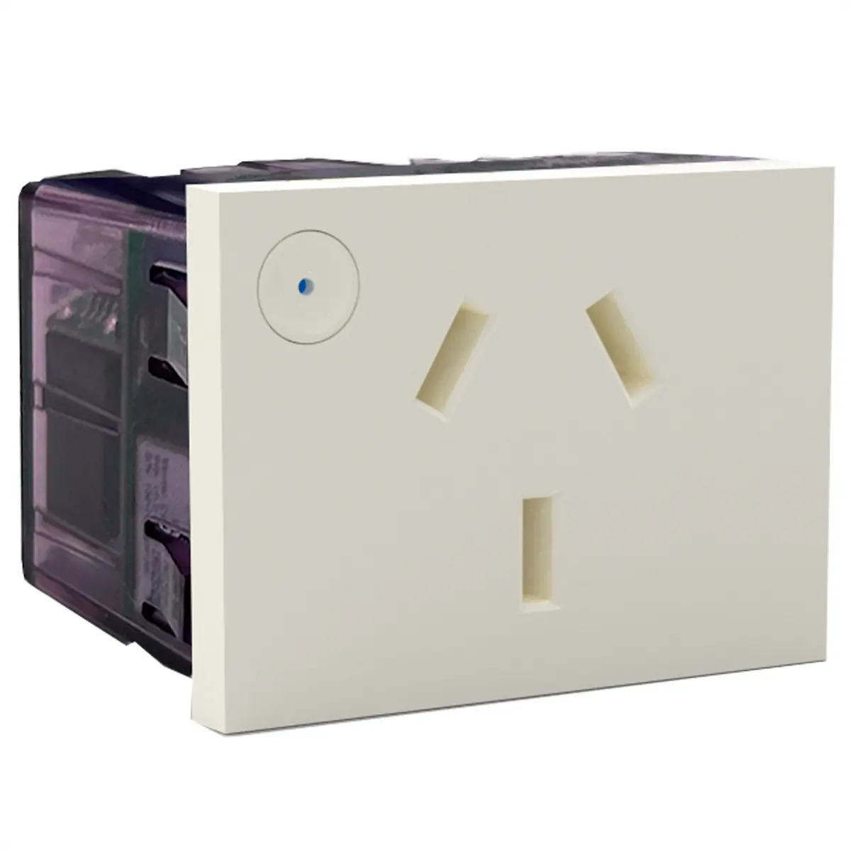 Modulo Toma 10a Wifi Domótica Cambre On/off Color Blanco