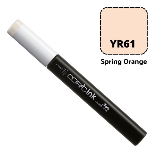 Refil Copic Ink Para Sketch Ciao Classic Wide Spring Orange Cor YR61 SPRING ORANGE