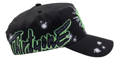 Gorra 31 Hats Thirty One Hats Graffiti Nuevo Drop Original Negro Unitalla