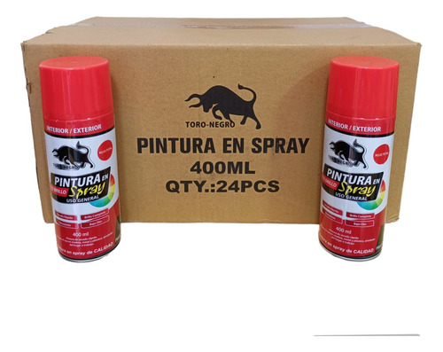 Pintura Aerosol Spray Uso General 400 Ml 24 Unidades  