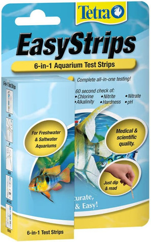 Tetra Easystrips 6 En 1 Tiras De Prueba Para Acuarios, Prueb